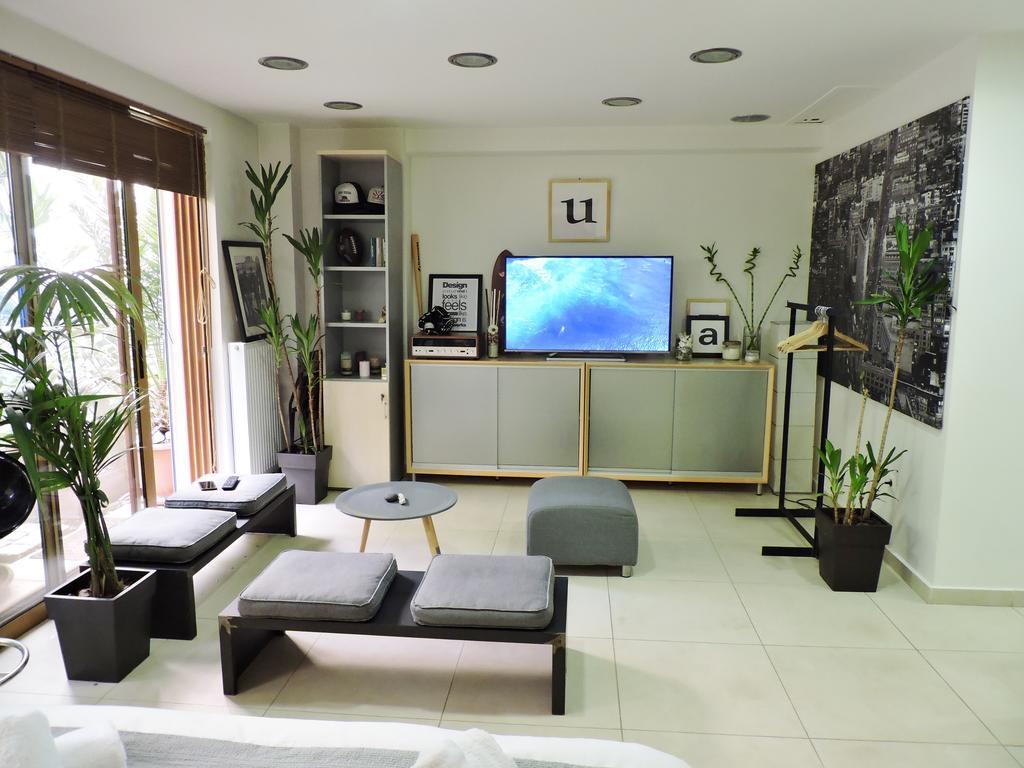 Appartement Luxurious Loft With Garden à Athènes Extérieur photo